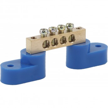 Шина ЭРА N "ноль" на двух угловых изоляторах