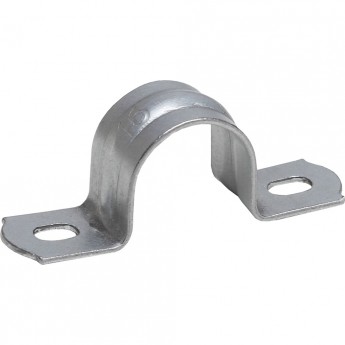 Скоба ЭРА металлическая двухлапковая D 25-26мм 100шт